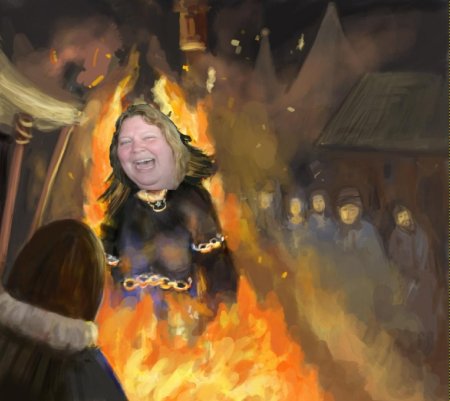 Фредерик Уайт сожжение ведьмы