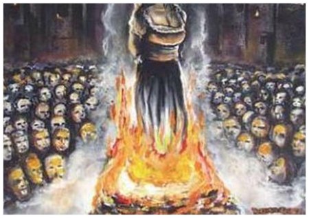 Сожжение Жанны дарк