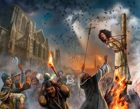 Святая инквизиция сожжение