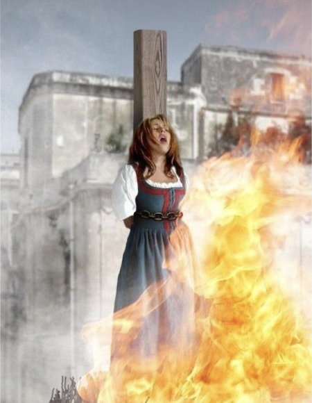 Фредерик Уайт сожжение ведьмы