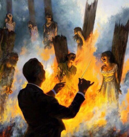 Святая инквизиция сожжение