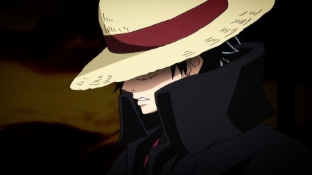 Луффи в плаще Вано