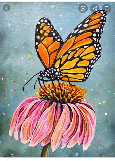 Бабочки живопись