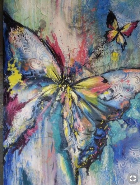 Бабочки живопись