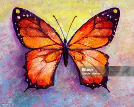 Бабочки живопись