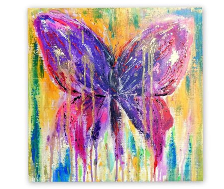 Абстрактная живопись бабочки