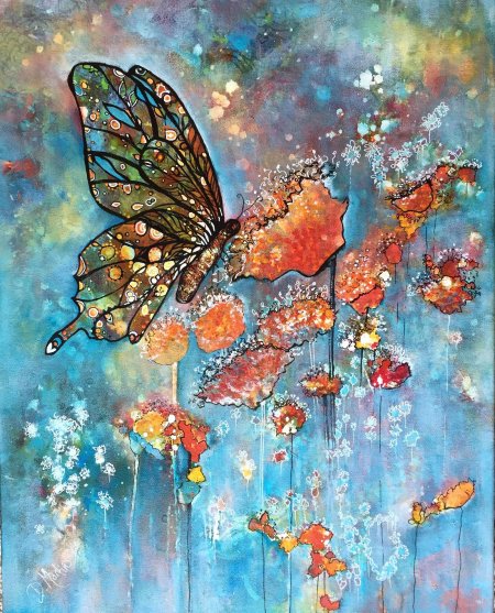 Картина бабочки