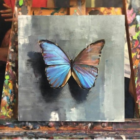 Художник Павел Гузенко бабочки