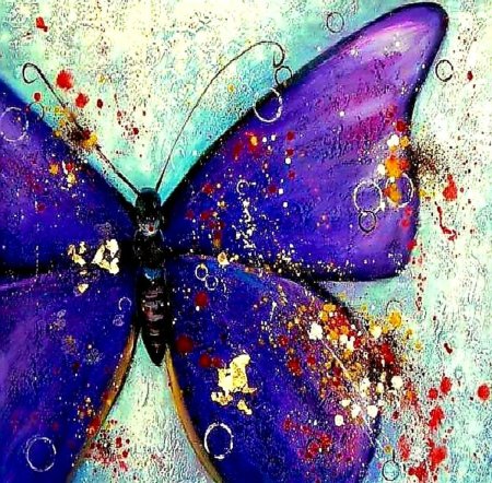Бабочки живопись