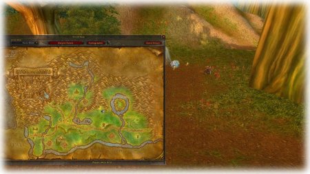 World of Warcraft Элвиннский лес карта