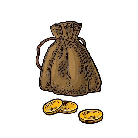 Мешок с монетами