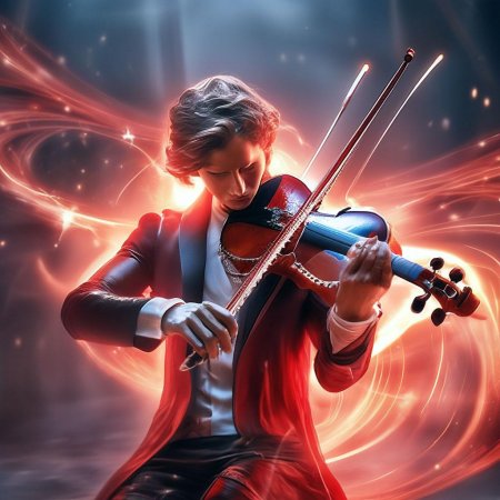 Скрипач арт