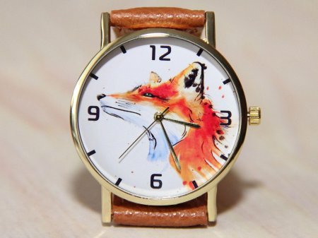 Часы лиса