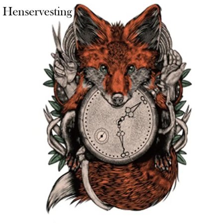 Настенные часы лиса