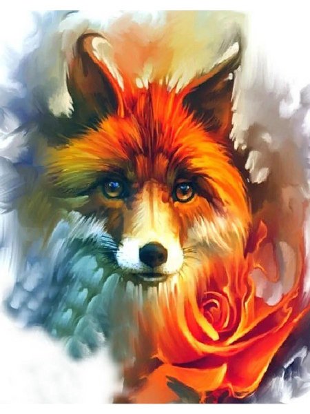 Лиса эскиз тату реализм