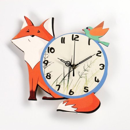Настенные часы лиса