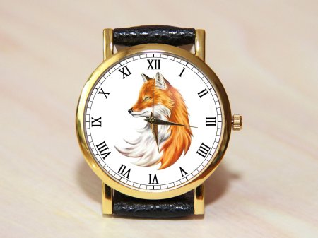 Часы лиса