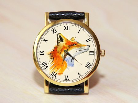 Часы лиса