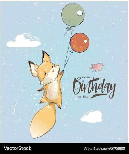 С днем рождения Лисичка