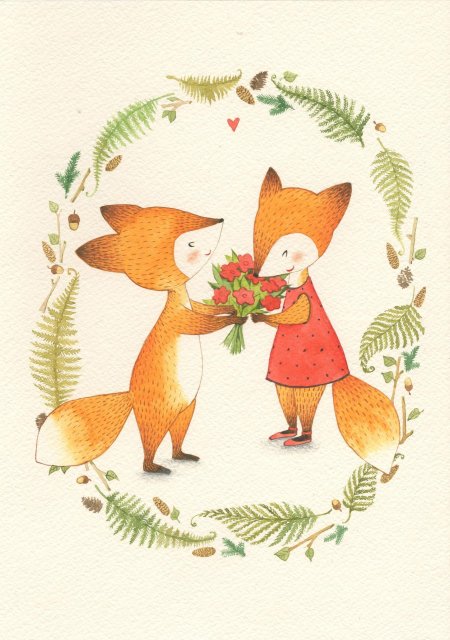 Екатерина Гончарова иллюстратор лисички