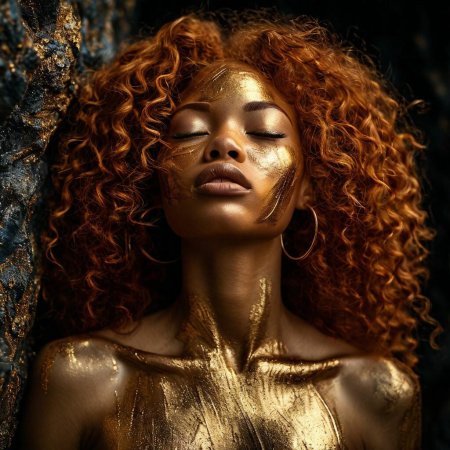 Красивая афроамериканка