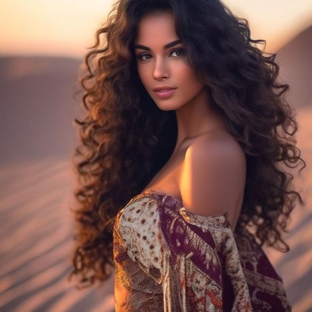 Длинные волосы кудрявые