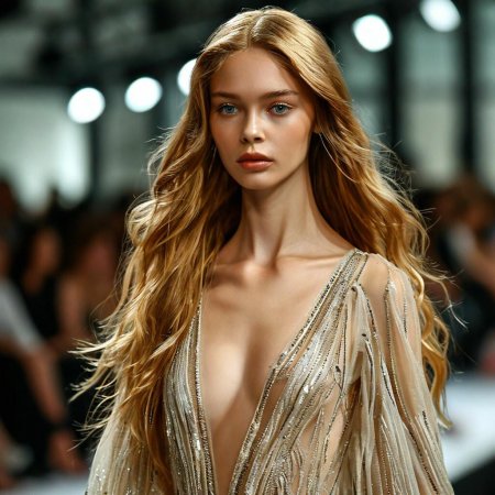 Показ голых манекенщиц