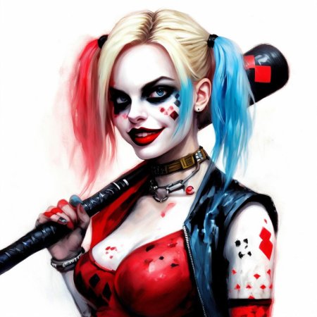 Харли квин с битой