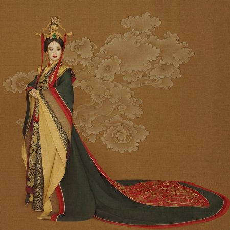 Китайское Ханьфу императрицы арт