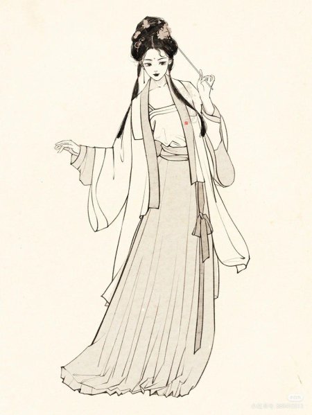 Ханьфу рисунок