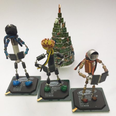 Сувениры из радиодеталей