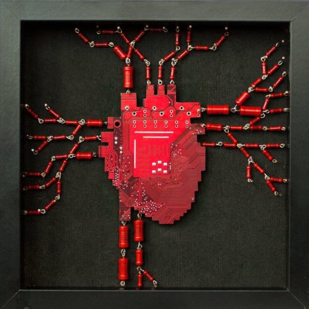 Панно из микросхем