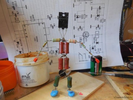 Поделки из радиоэлементов