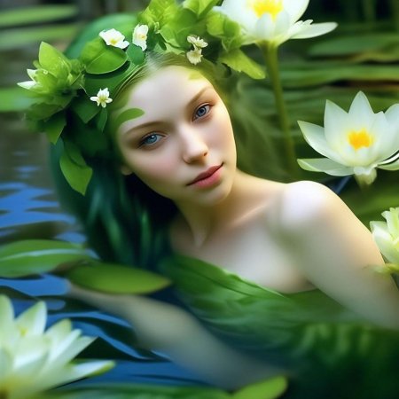 Купающиеся нимфы