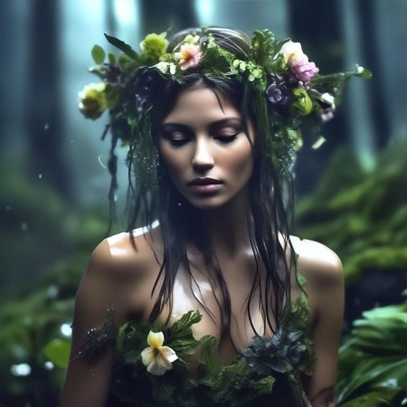 Лесная нимфа фотосессия