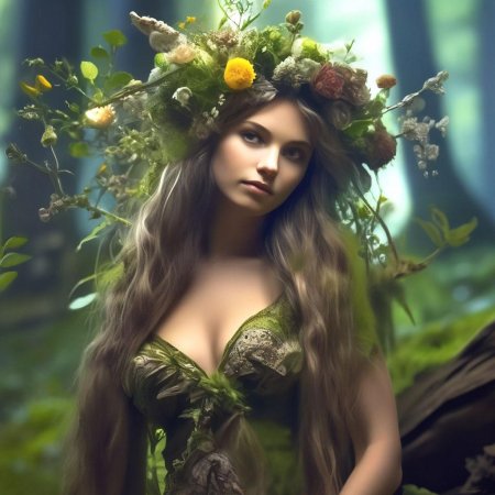 Платье лесной нимфы