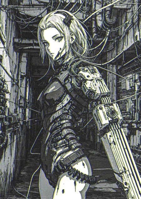 Blame аниме киборг