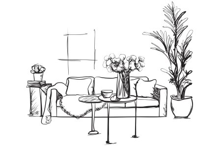 Предметы интерьера для рисования