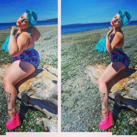 Фотошоп девушки до и после