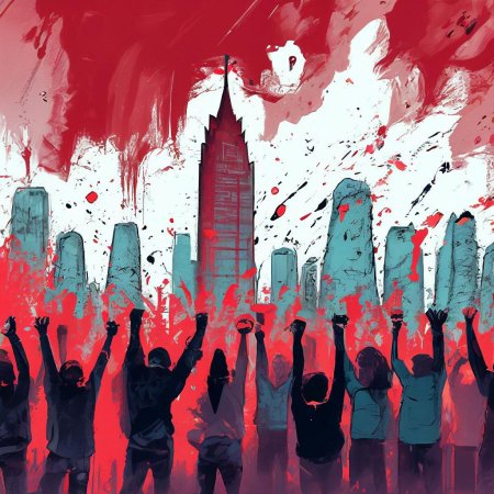 Толпа рисунок