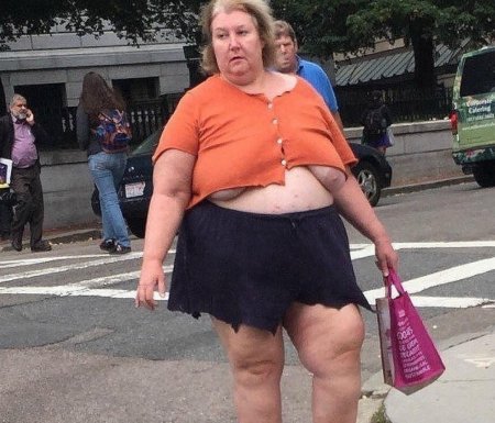 Толстая женщина