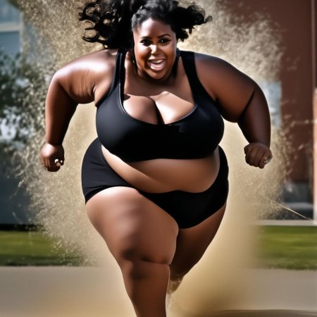 Толстая негритянка
