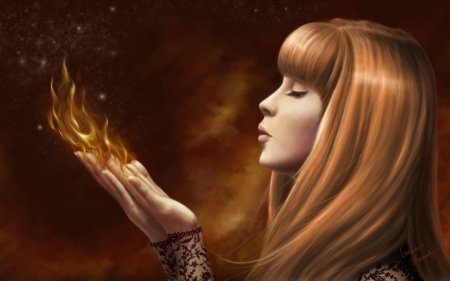 Девушка магия