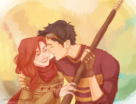 Лили Эванс и Джеймс Поттер арт