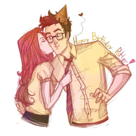 Джеймс Поттер и Лили Эванс