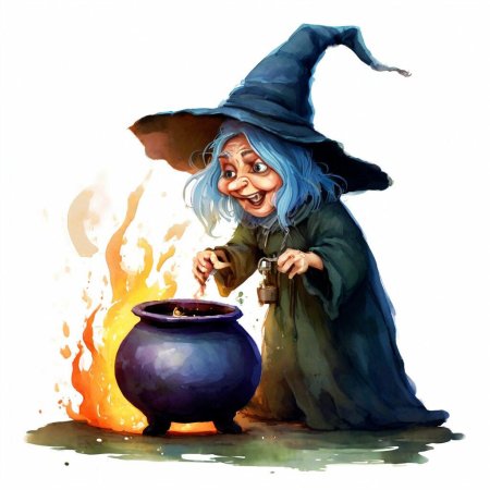 Ведьма рисунок для детей