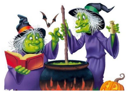 Хэллоуин ведьма