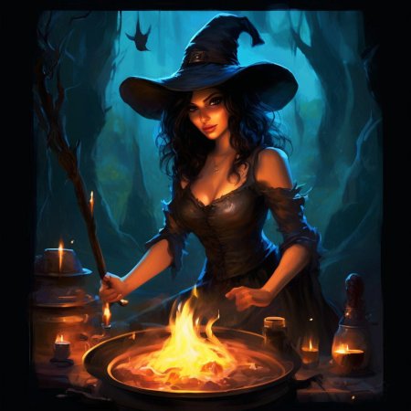 Фэнтези ведьма