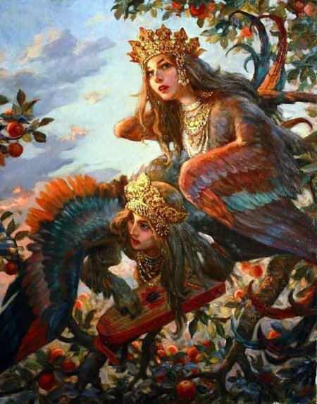 Сирин алконост Гамаюн