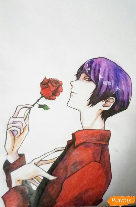 Шу Цукияма рисунок